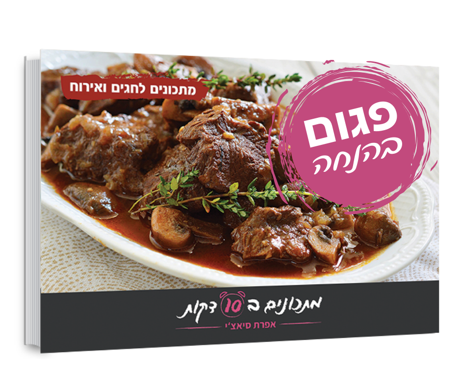 ספר מתכונים לחגים פגום