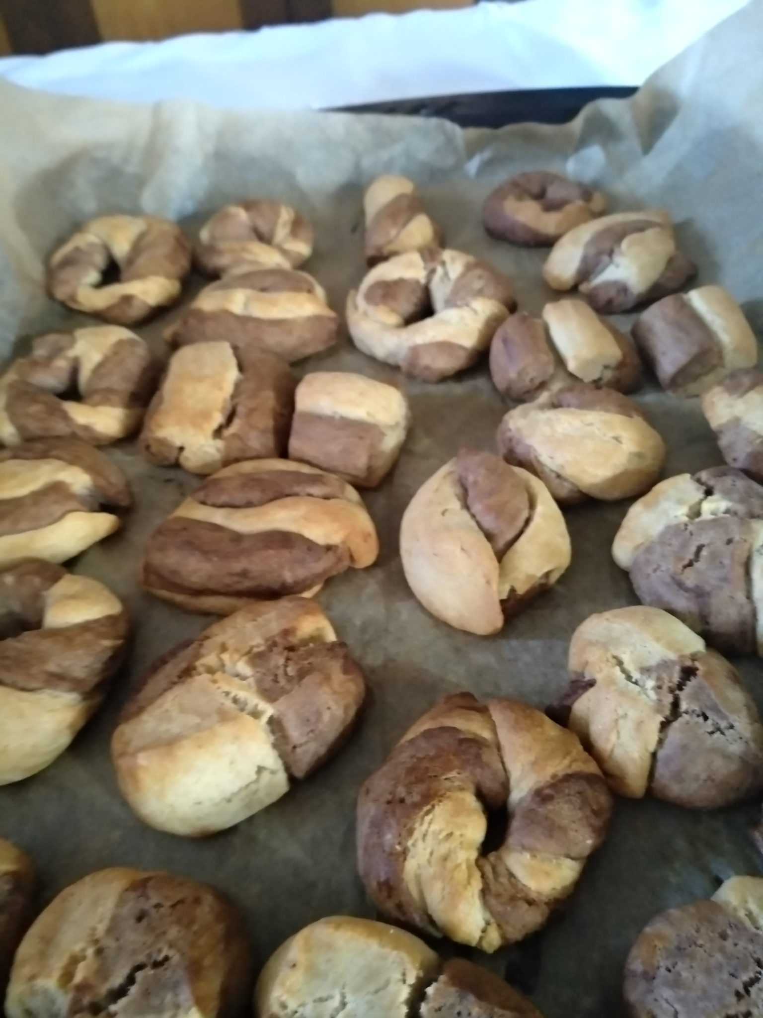 עוגיות שחור לבן