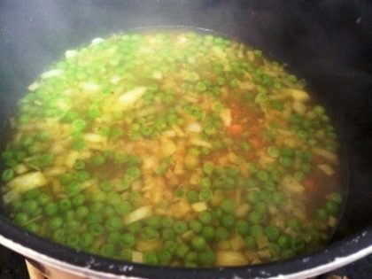 מתכון למרק אפונה