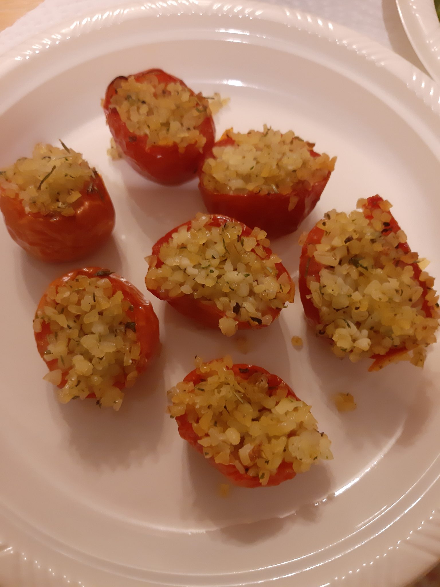 עגבניות שרי ממולאות בורגול