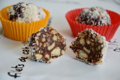 כדורי שוקולד וחלבה