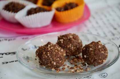 כדורי פצפוצי אורז ושוקולד