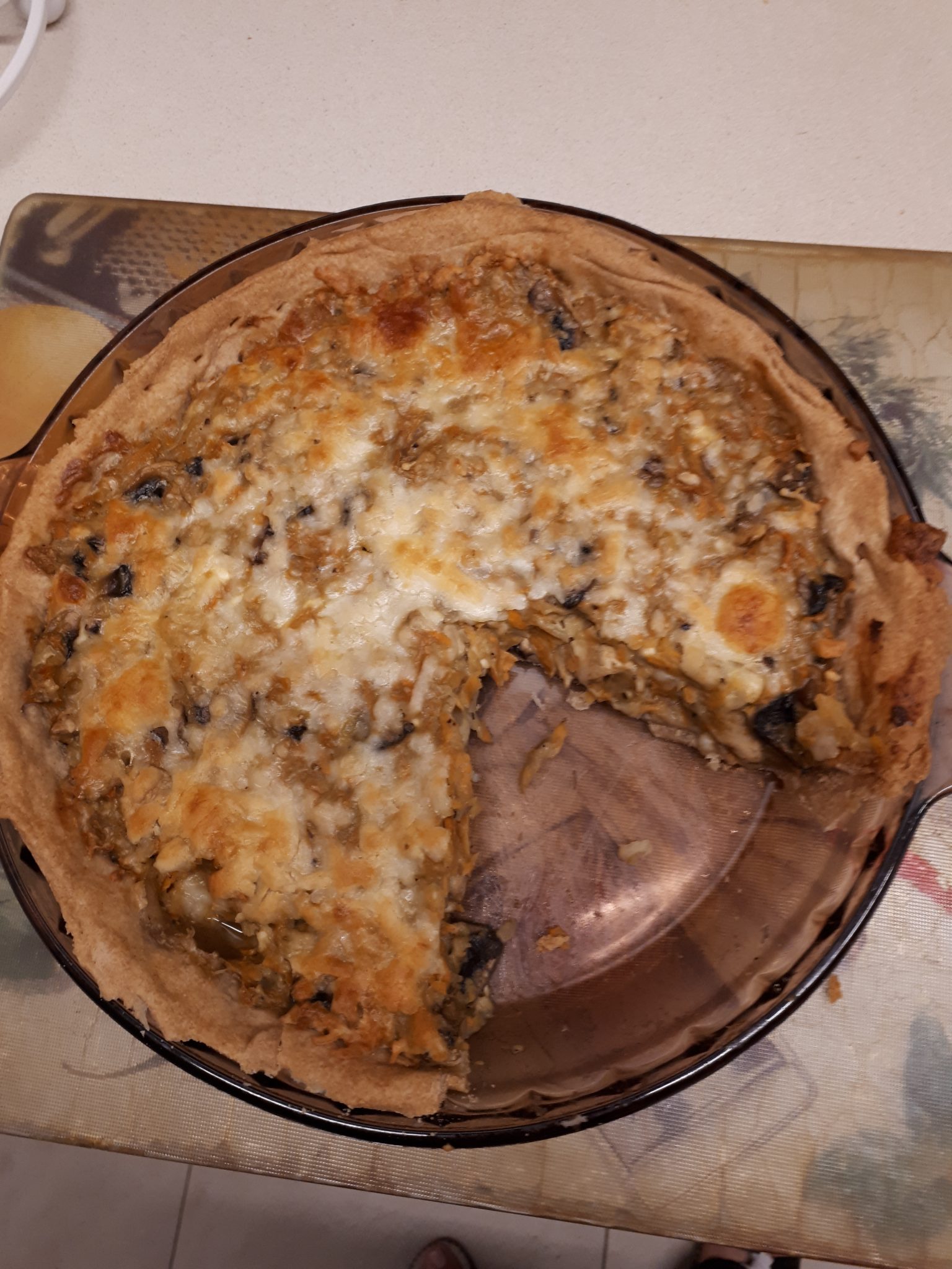 קיש פטריות ובטטה