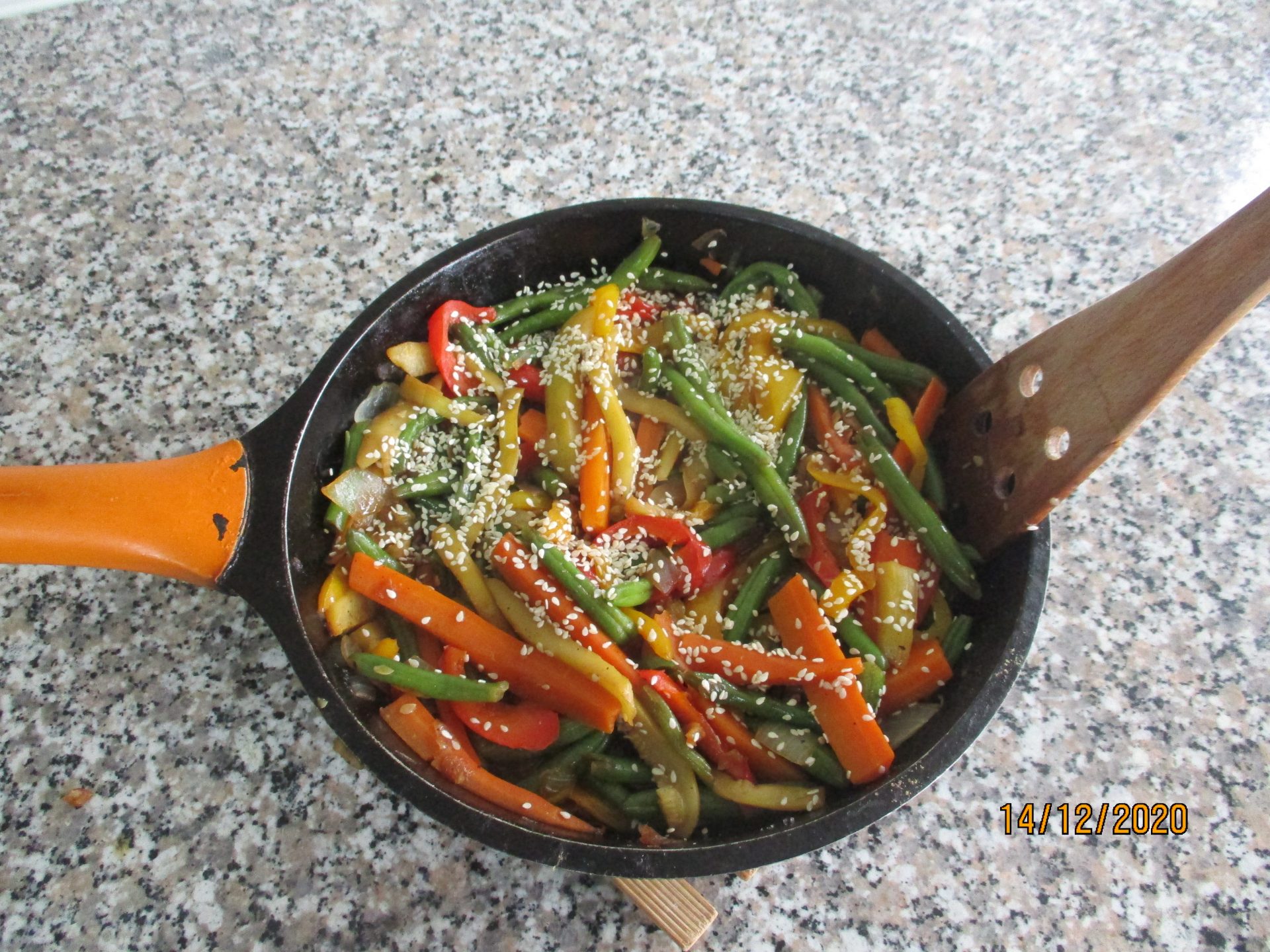 ירקות מוקפצים