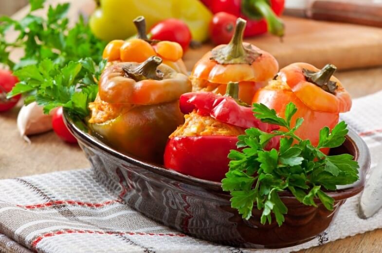 פלפלים ממולאים