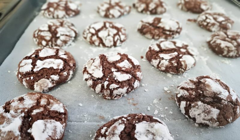 עוגיות מושלגות רעידת אדמה