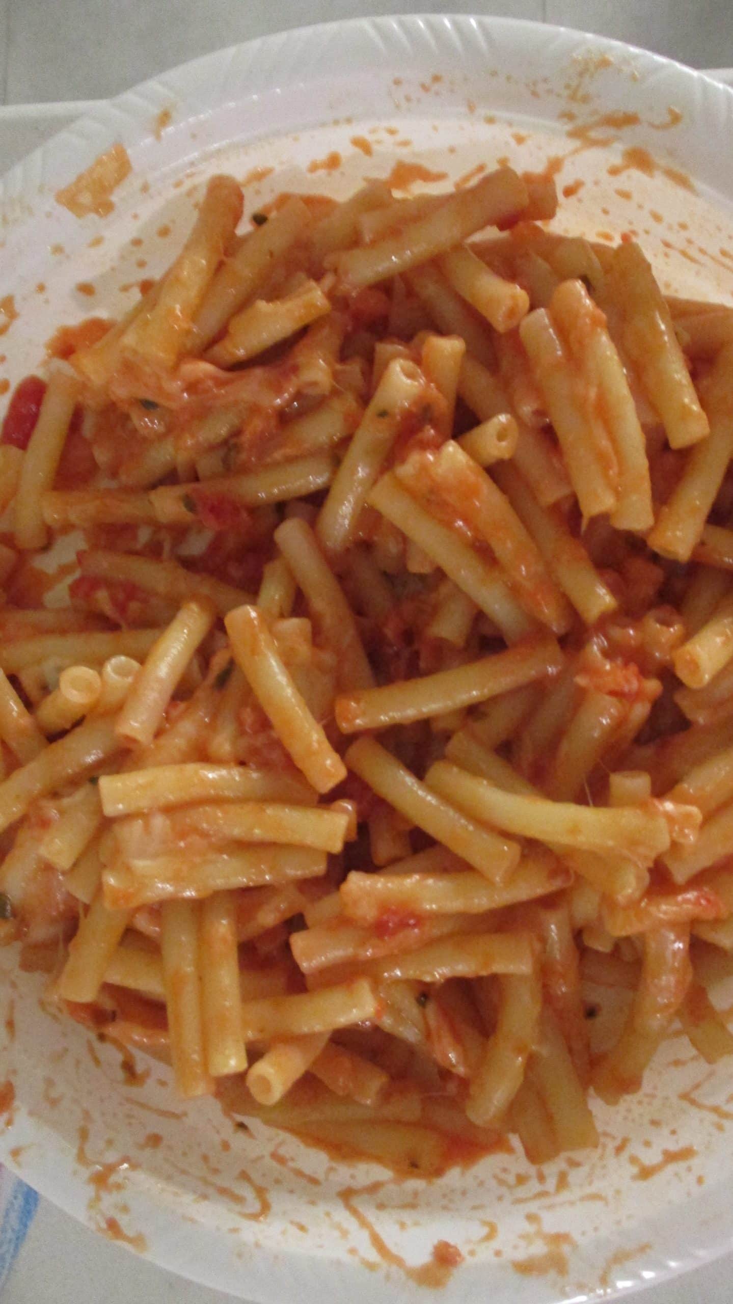 ספגטי ברוטב עגבניות חריף