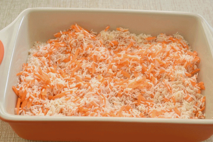 עוף ואורז בתנור