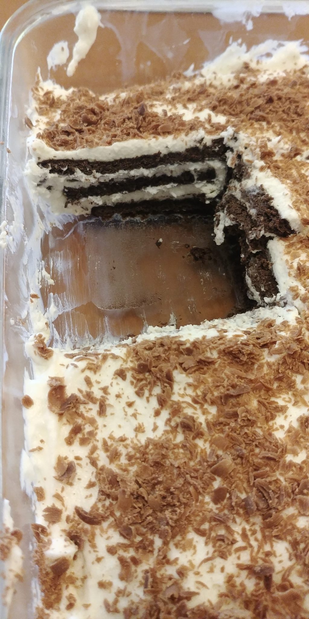 עוגת גבינה וביסקוויטים