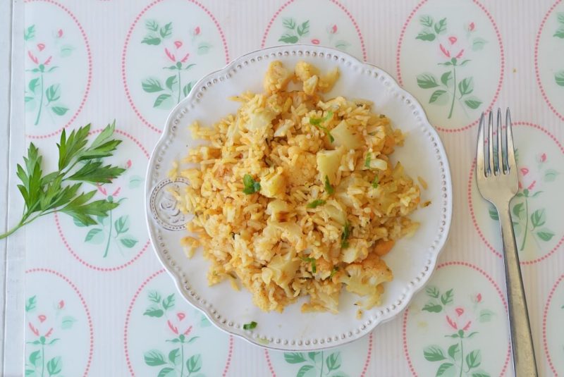 אורז עם כרובית