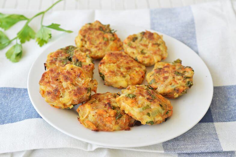 קציצות טונה וירקות