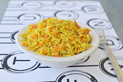 אורז מלא עם גזר