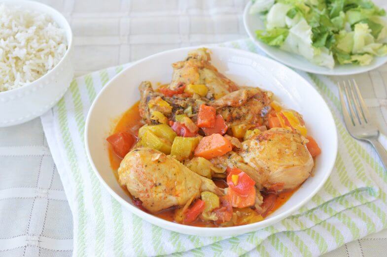 עוף עם ירקות