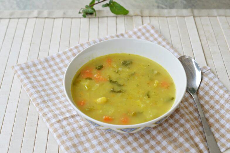 מרק ירקות עם שעועית