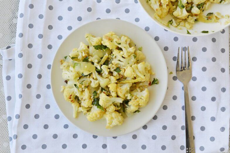 סלט כרובית אפויה 