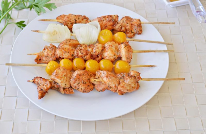 שיפודי הודו בתנור