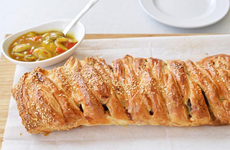 מאפה כבד עוף ופטריות