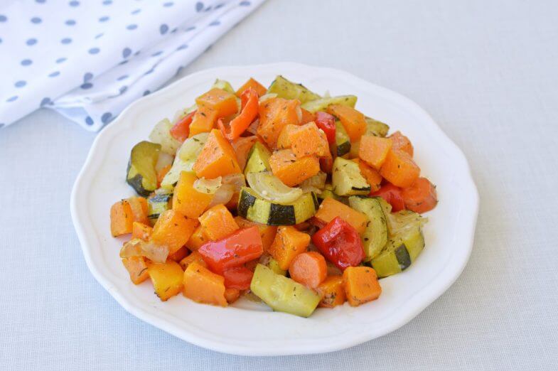 דלעת עם ירקות בתנור