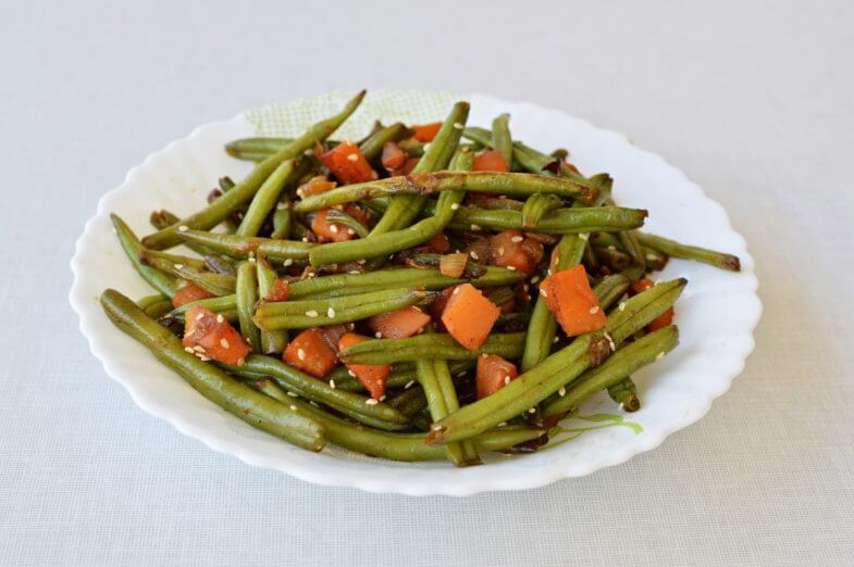 שעועית ירוקה עם בטטה