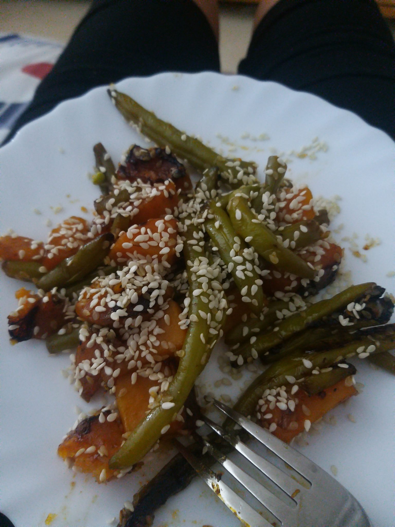 שעועית ירוקה עם בטטה