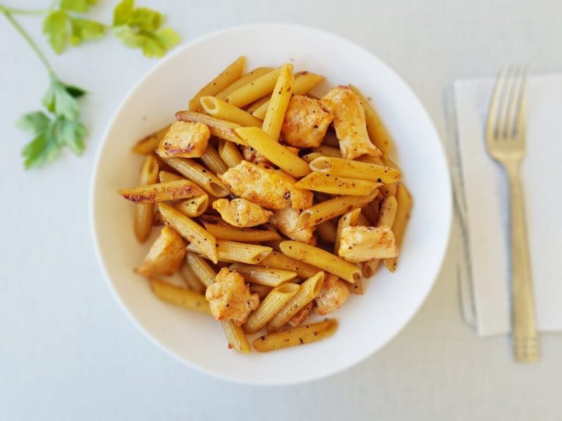 פסטה עם חזה עוף