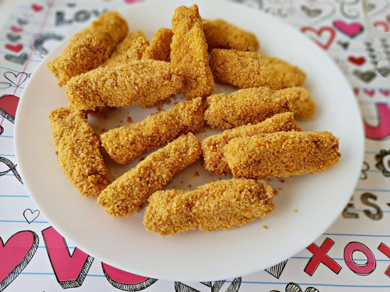 אצבעות דג בציפוי