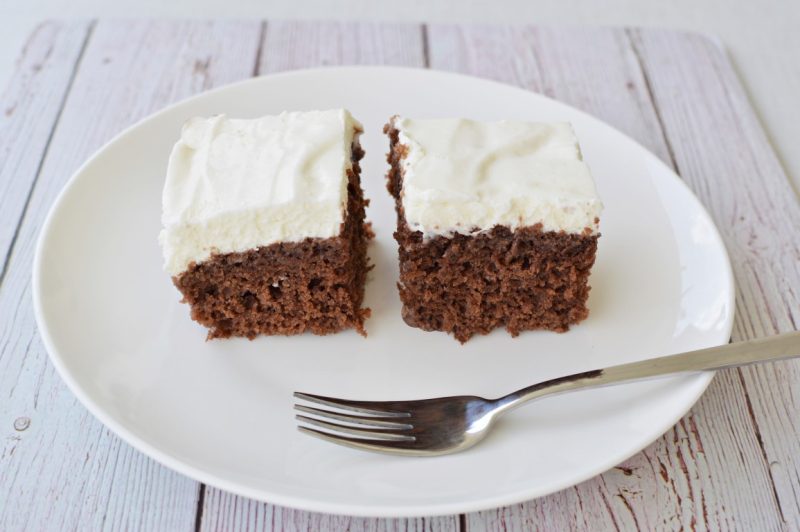 עוגת שוקולד וקרם גבינה