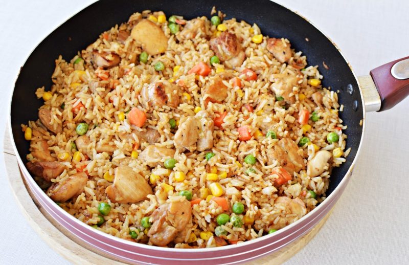 אורז מוקפץ עם פרגית