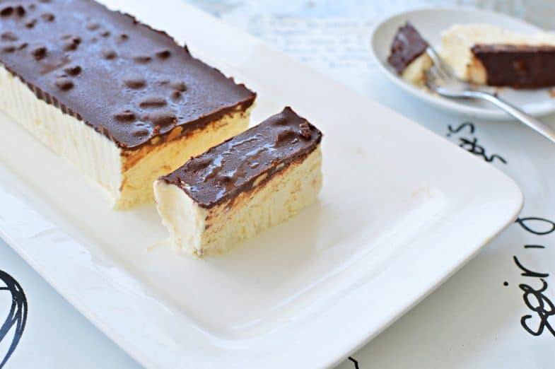 גלידת בננה ושוקולד