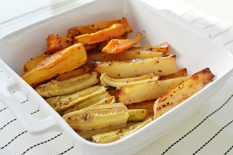 ירקות בחרדל ודבש