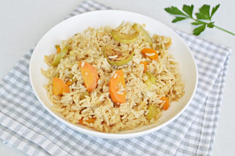 אורז עם קישוא וגזר