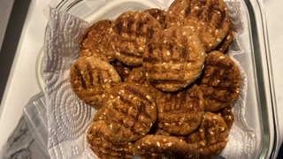 עוגיות טחינה מקמח שקדים