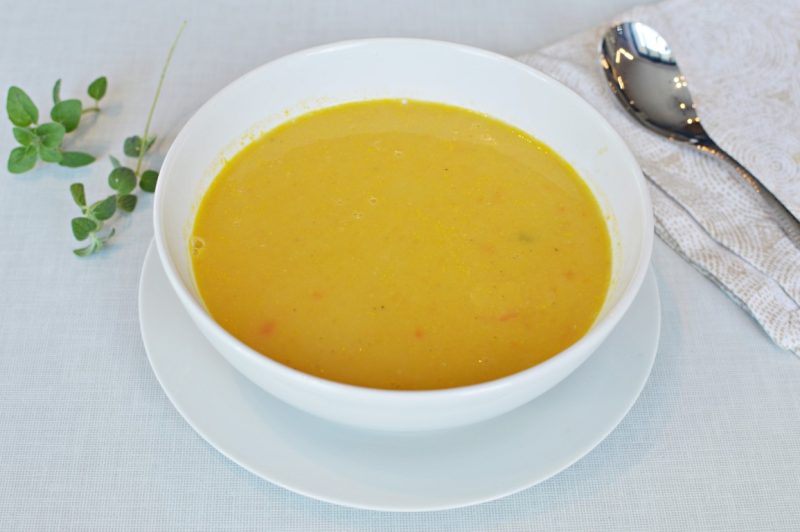 מרק כתום עם עדשים כתומות