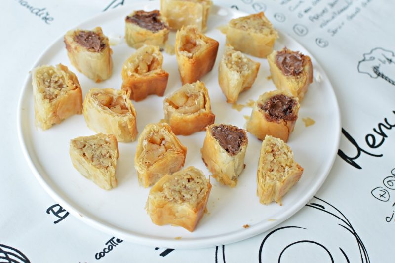 משולשי פילו מתוקים