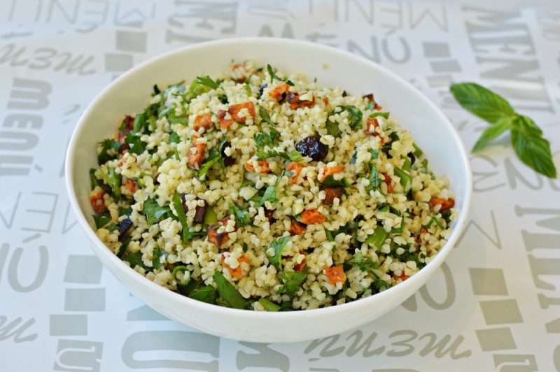 סלט בורגול עם בטטה