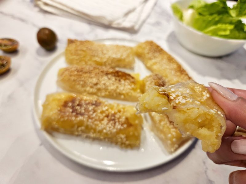 בורקס תפוח אדמה מדפי אורז