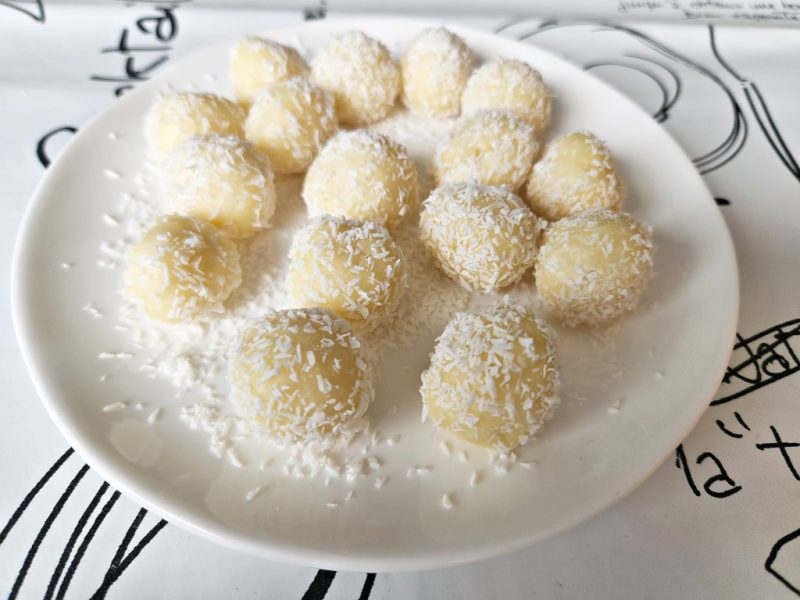 טראפלס שוקולד לבן