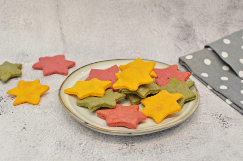 עוגיות חמאה צבעוניות