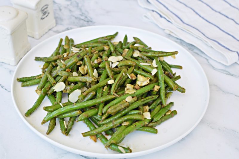 שעועית ירוקה בפסטו