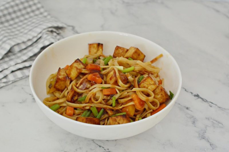 נודלס וטופו בנינג'ה