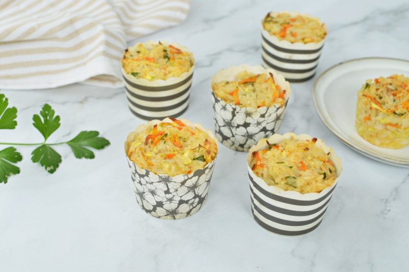 מאפינס אורז וירקות