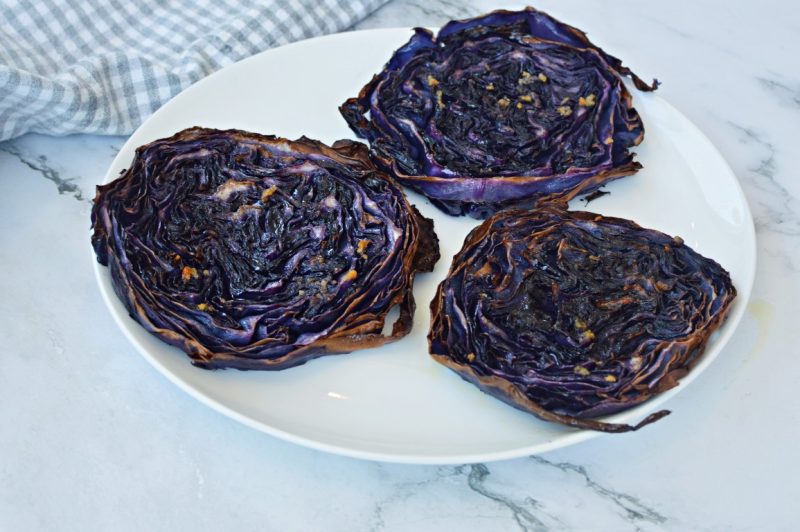 כרוב סגול בתנור