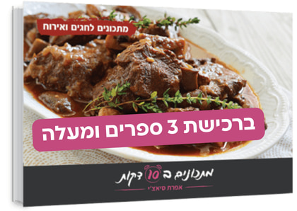 ספר מתכונים לחגים ואירוח